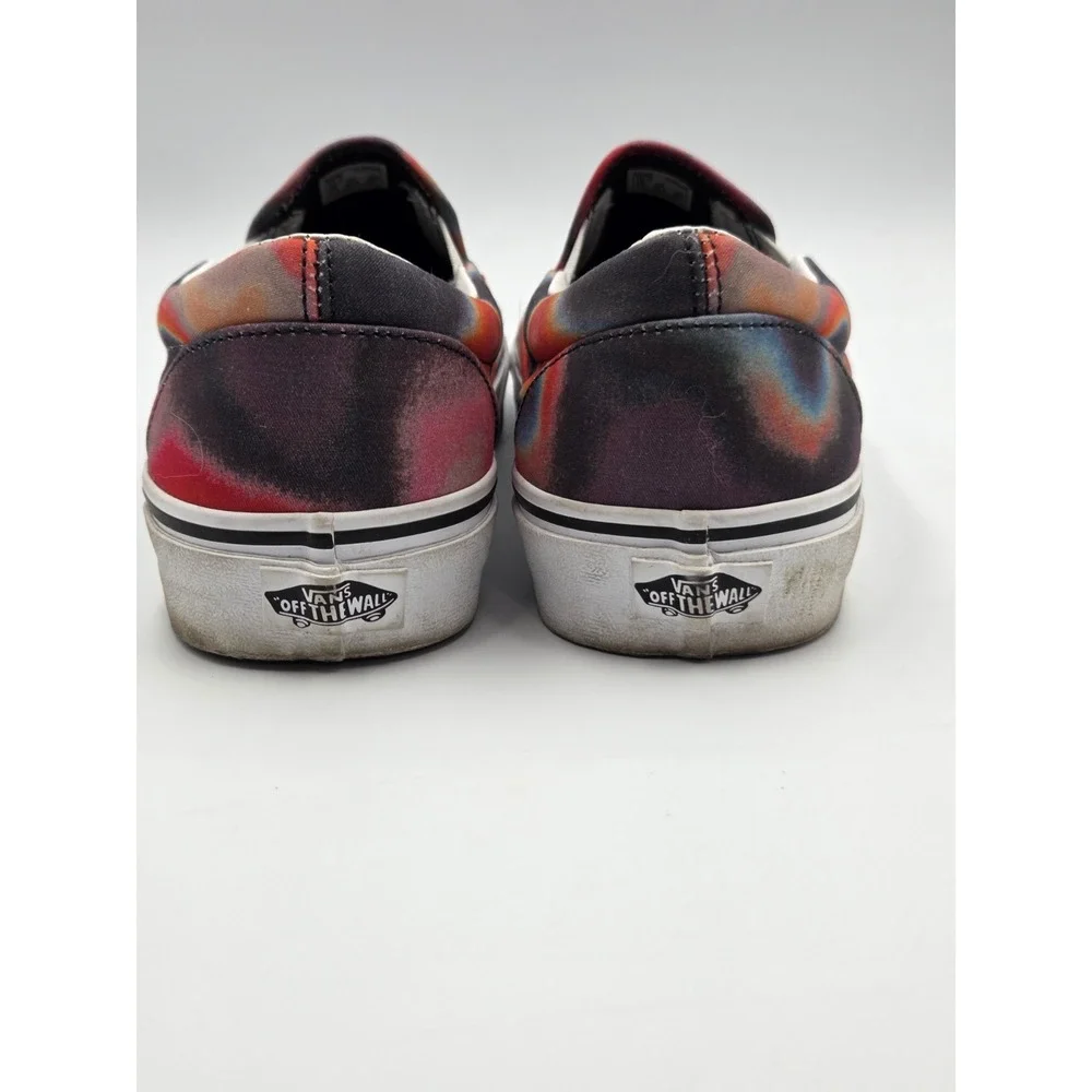 VANS Dark Aura Psychedelic Swirl Unisex Slip-On Sneakers Size Mens 10 Women's 11